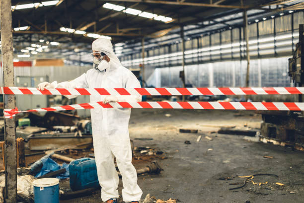 Professional Infectious Disease Decontamination technician working in Orondo, WA